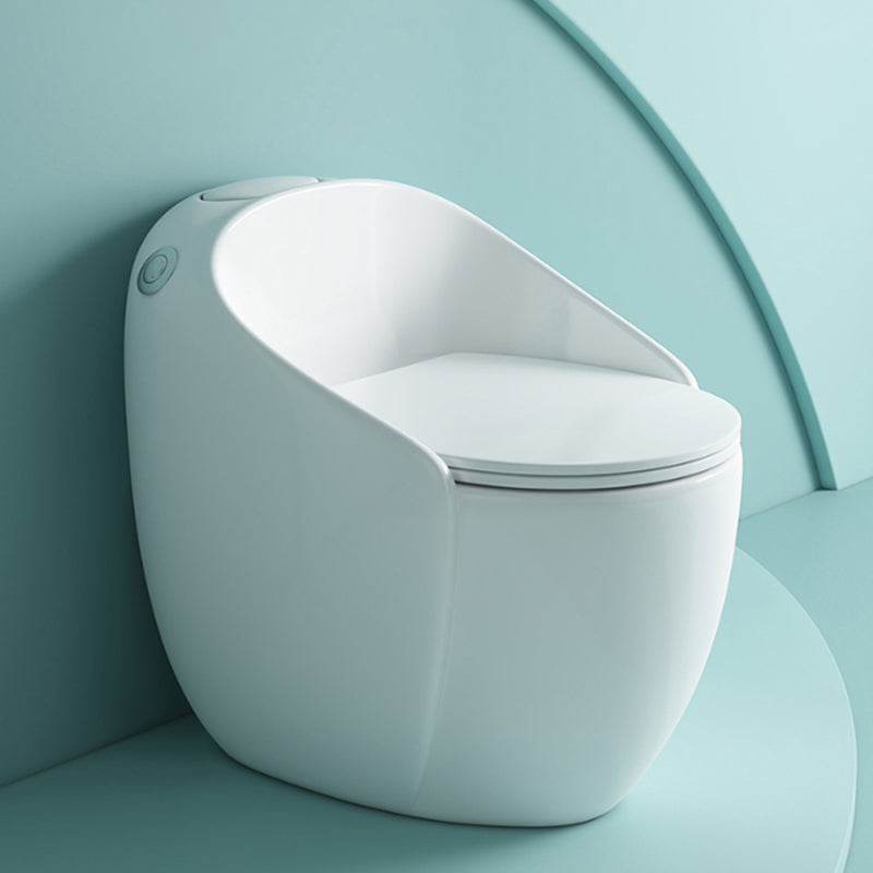 Modern Floor Mount Flush Toilet Spray Gun Included Toilet Bowl for Washroom