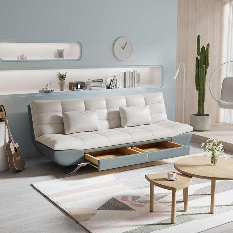 21" Wide Glam Sleeper Sofa Pillow Included Storage Sleeper Sofa