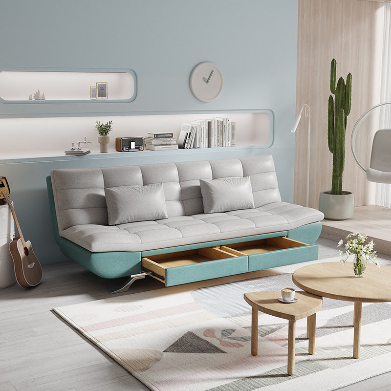 21" Wide Glam Sleeper Sofa Pillow Included Storage Sleeper Sofa