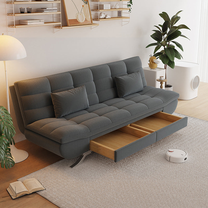 21" Wide Glam Sleeper Sofa Pillow Included Storage Sleeper Sofa