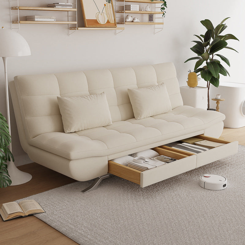 21" Wide Glam Sleeper Sofa Pillow Included Storage Sleeper Sofa