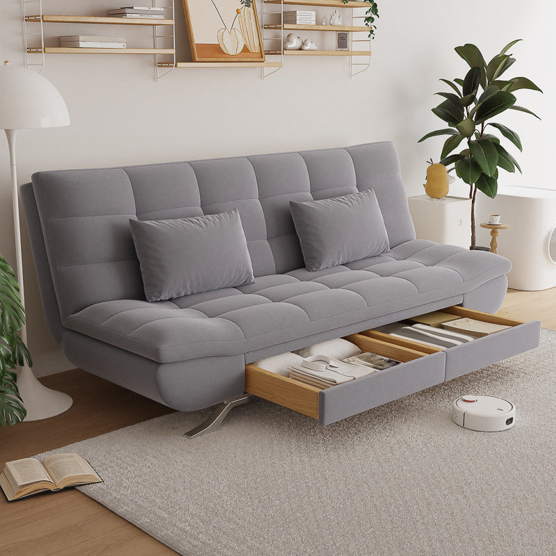 21" Wide Glam Sleeper Sofa Pillow Included Storage Sleeper Sofa