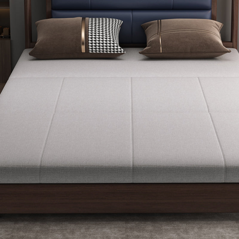 Solid Wood Sleeper Sofa Bed Convertible Linen Sofa Bed in Grey