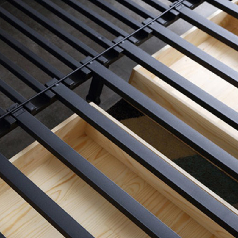 Solid Wood Sleeper Sofa Bed Convertible Linen Sofa Bed in Grey