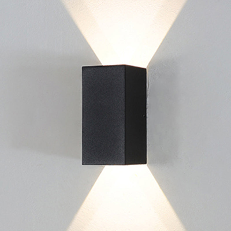 Metal Wall Lamp Modern 2 Lights Wall Mounted Lighting for Outdoor
