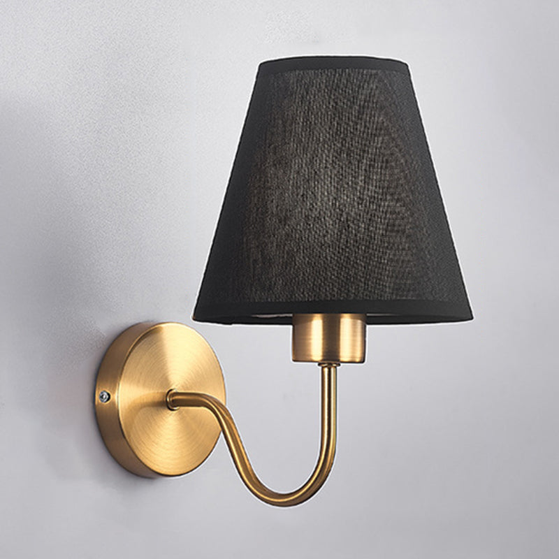 Modernism Wall Sconce Fabric Shade Sconce Lighting for Living Room