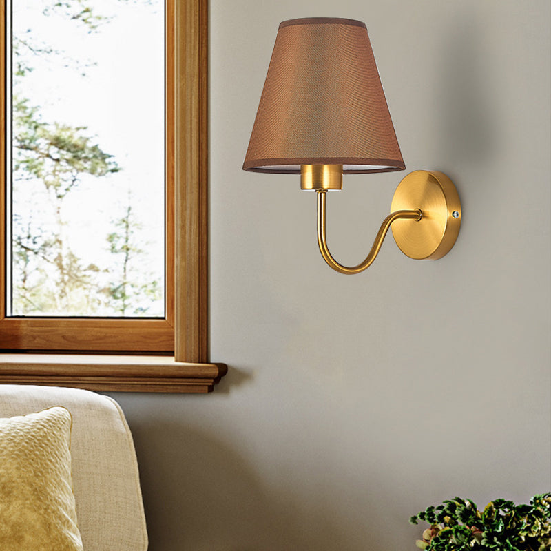 Modernism Wall Sconce Fabric Shade Sconce Lighting for Living Room