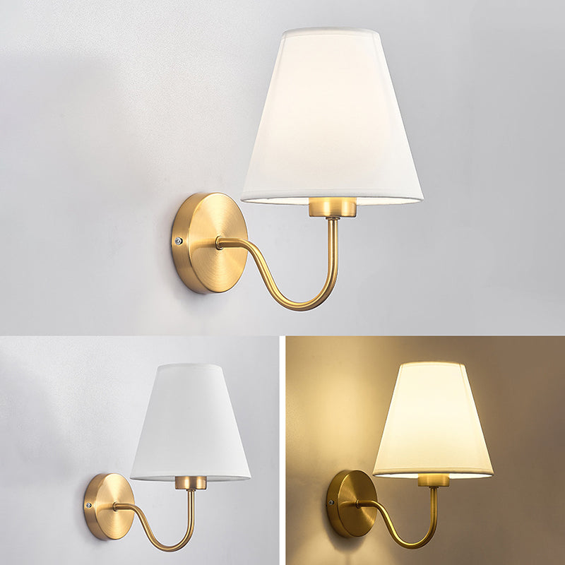 Modernism Wall Sconce Fabric Shade Sconce Lighting for Living Room
