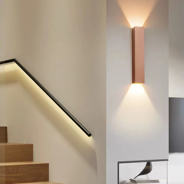 Metal Rectangle Wall Mount Lamp Simple Wall Mounted Light Fixture