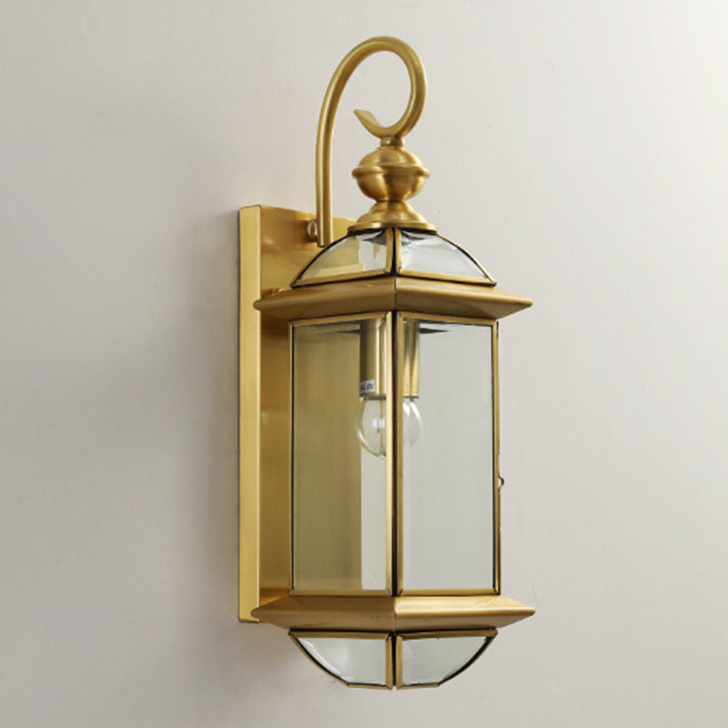 1 Light Geometric Flush Mount Contemporary Metal Wall Light Sconces