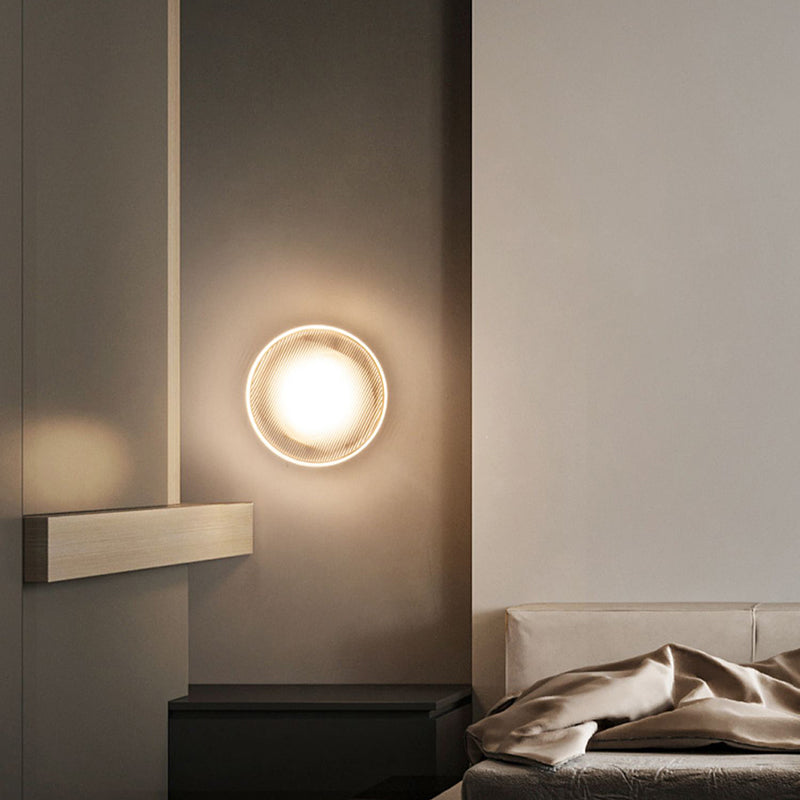Modernism LED Wall Sconce Round Shape Sconce Lighting for Bedroom