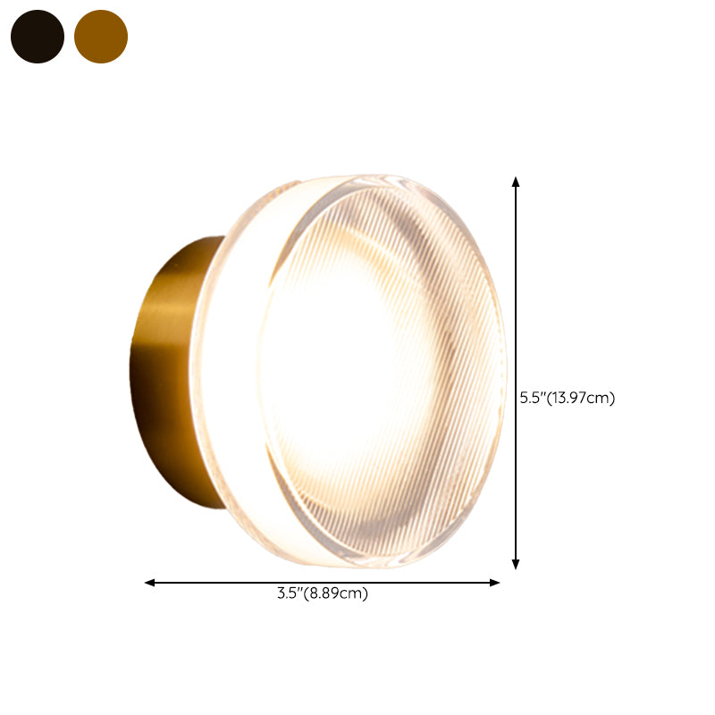 Modernism LED Wall Sconce Round Shape Sconce Lighting for Bedroom