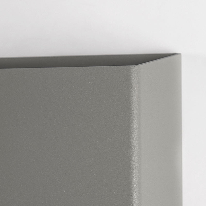 Grey Aluminum LED 1 - Light Wall Fixture Square Wall Mounted Lighting