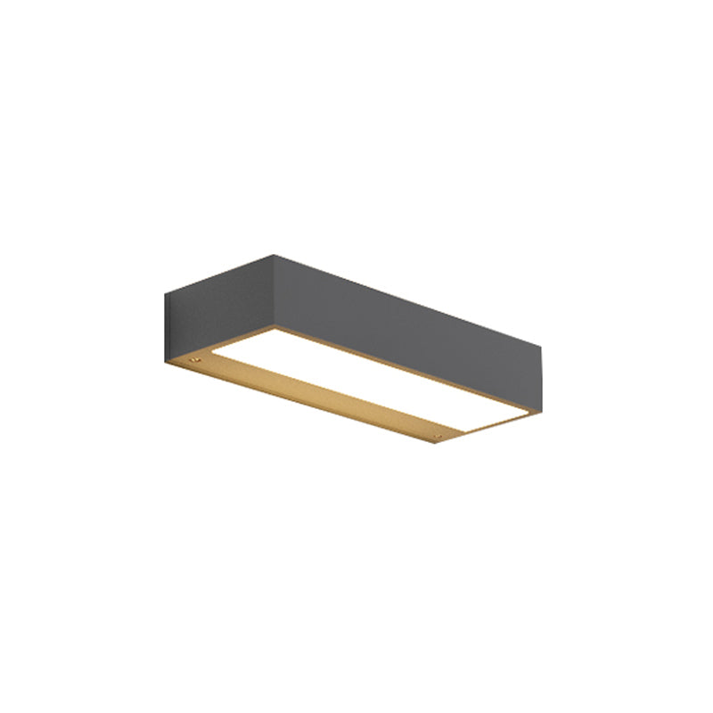 Modern LED Aluminum Wall Light in Matte Black Finish Wall Sconce