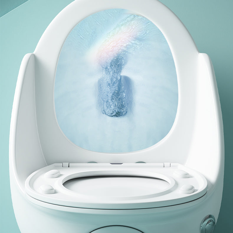 Modern Toilet Bowl All In One Floor Mounted Porcelain Flush Toilet