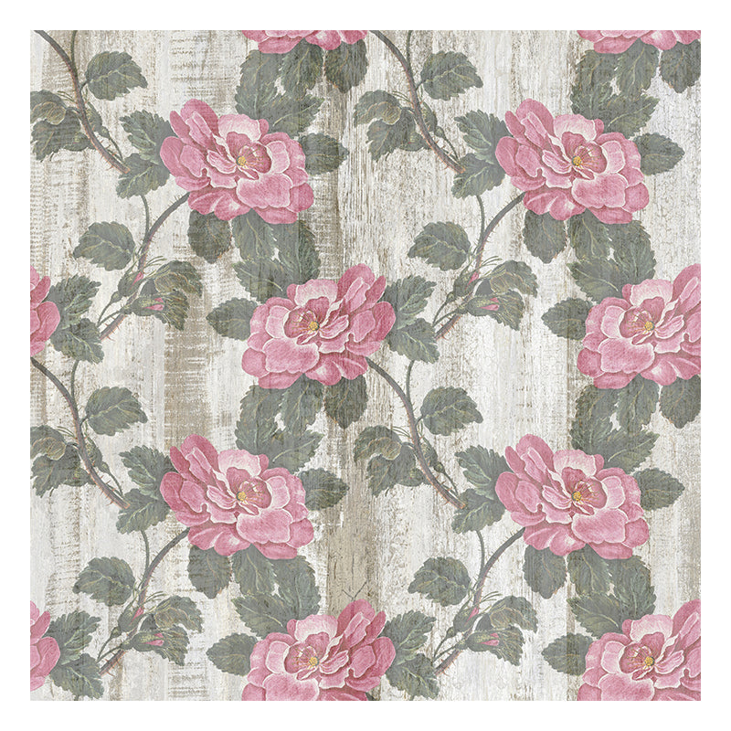 Illustration Stain Resistant Wallpaper Plant Decoration Living Room Wall Mural