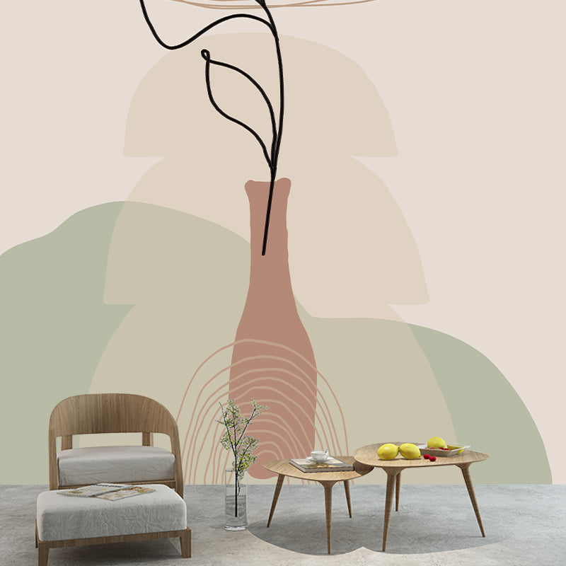 Modern Illustration Mural Wallpaper Abstract Style Indoor Wall Mural