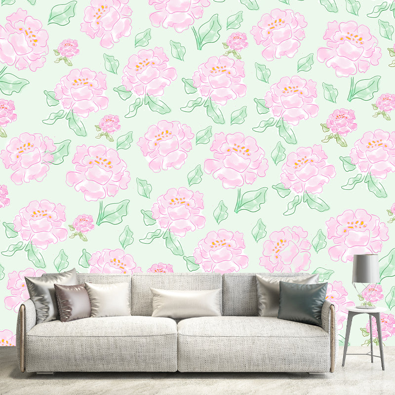 Environment Friendly Wall Mural Wallpaper Plant Decoration Sitting Room Wall Mural