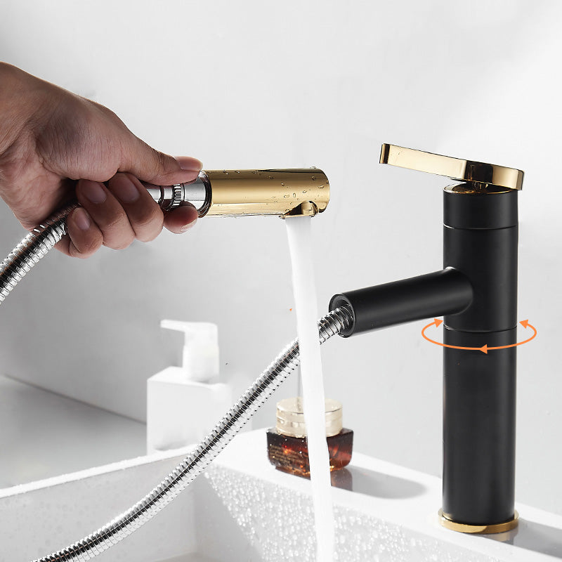 Ceramic Vessel Bath Sink Overflow Rectangular Swivel Faucet Bathroom Sink