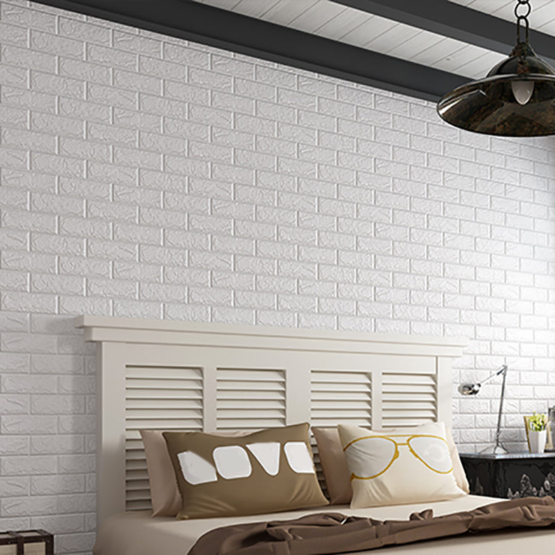 Backsplash Panels 3D Embossed Peel and Stick Wall Paneling for Living Room