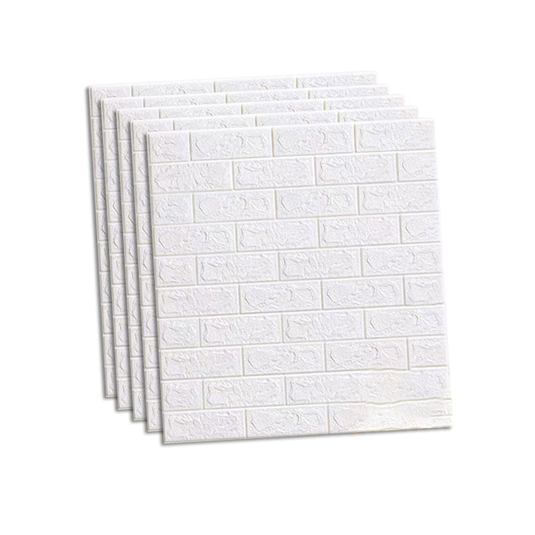 Backsplash Panels 3D Embossed Peel and Stick Wall Paneling for Living Room