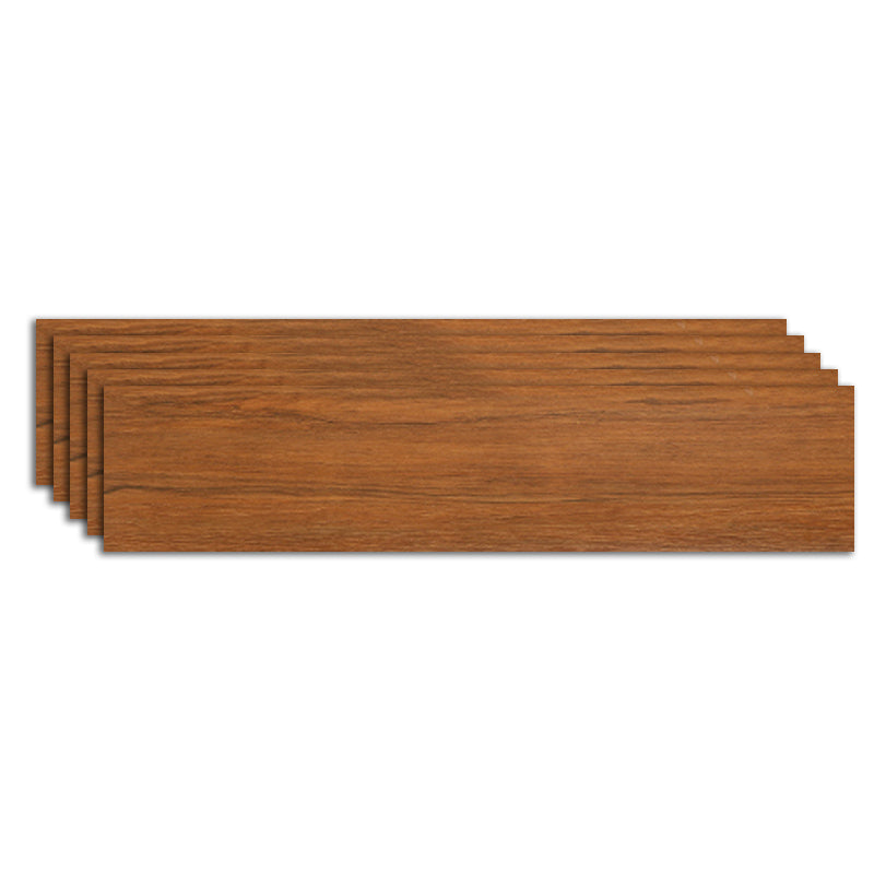 Modern Peel & Stick Mosaic Tile Plastic Wood Look Fade Resistant Vinyl Plank