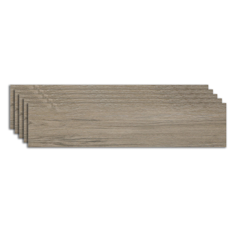 Modern Peel & Stick Mosaic Tile Plastic Wood Look Fade Resistant Vinyl Plank