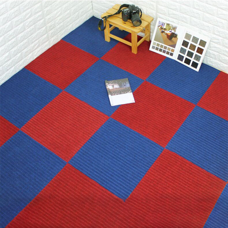 Carpet Tiles 18" X 18" Self-Stick Peel and Stick Level Loop Non-Skid Living Room
