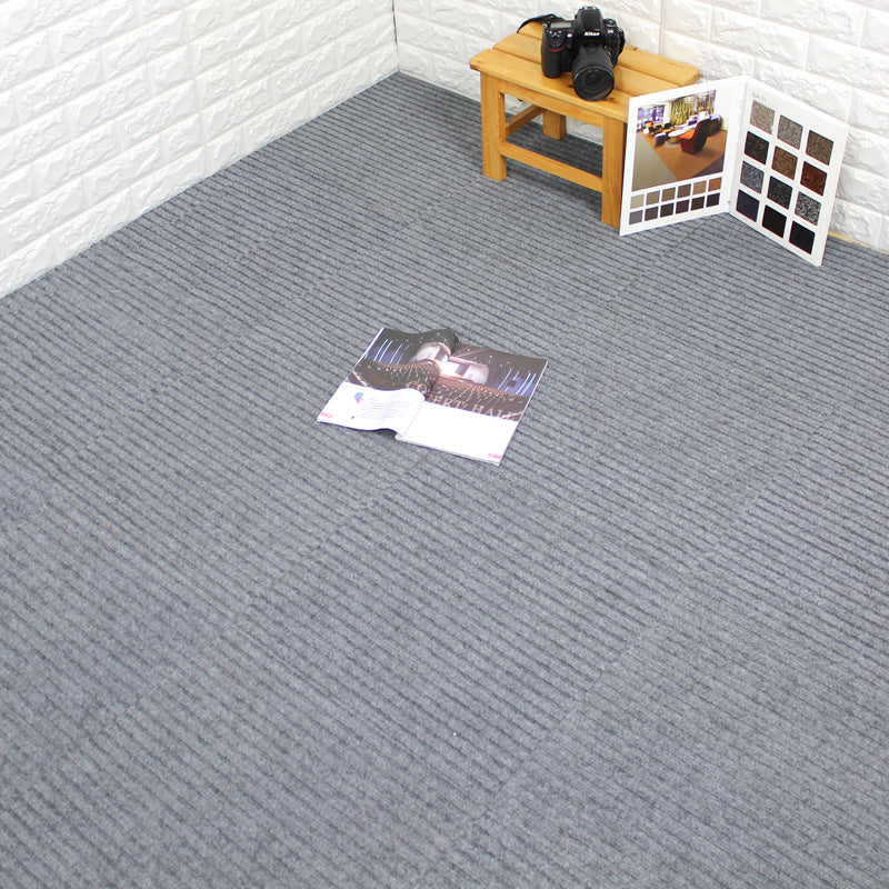 Carpet Tiles 18" X 18" Self-Stick Peel and Stick Level Loop Non-Skid Living Room