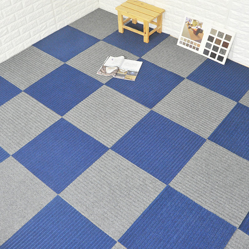 Carpet Tiles 18" X 18" Self-Stick Peel and Stick Level Loop Non-Skid Living Room