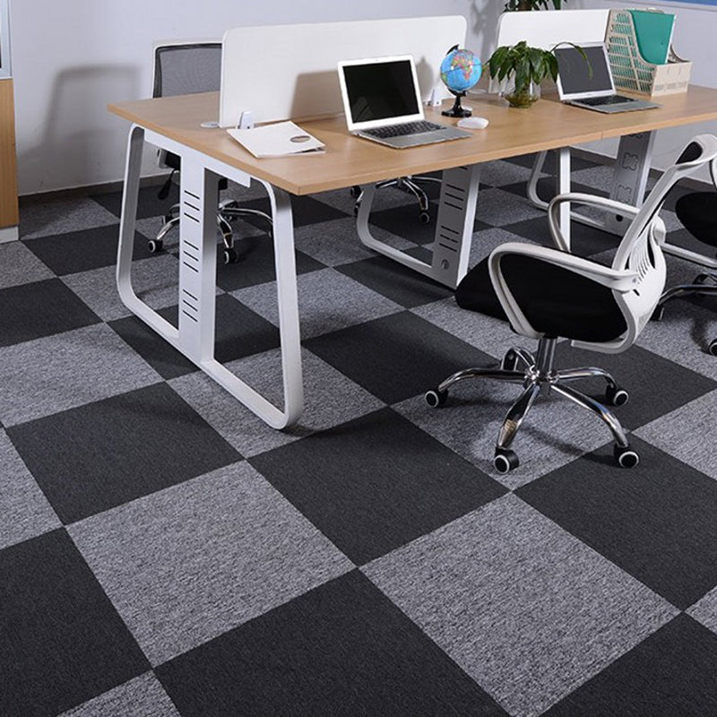 20" X 20" Carpet Floor Tile Glue Down or Adhesive Tabs Non-Skid Living Room