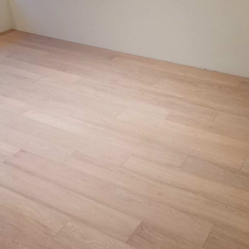 Traditional Oak Wooden Wall Plank Smooth Click Lock Hardwood Deck Tiles