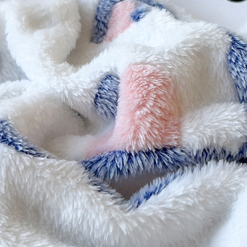 Animal Print Super Soft Modern Fitted Flannel Sheet for Bedroom