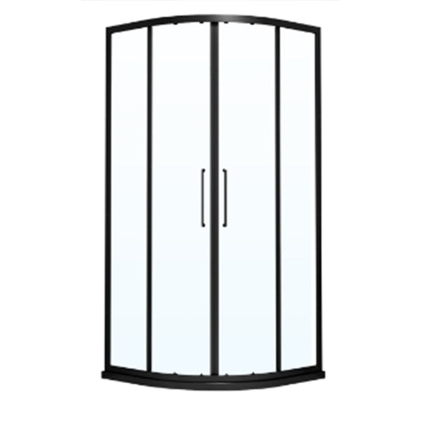 Framed Double Sliding Shower Enclosure Round Shower Enclosure