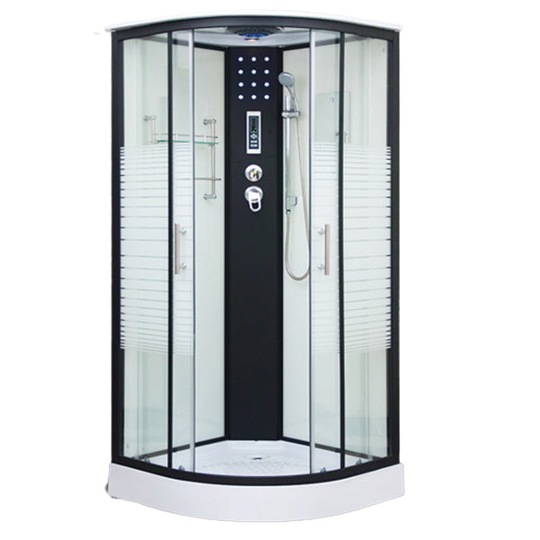 Tempered Glass Shower Stall Double Sliding Shower Stall with Header