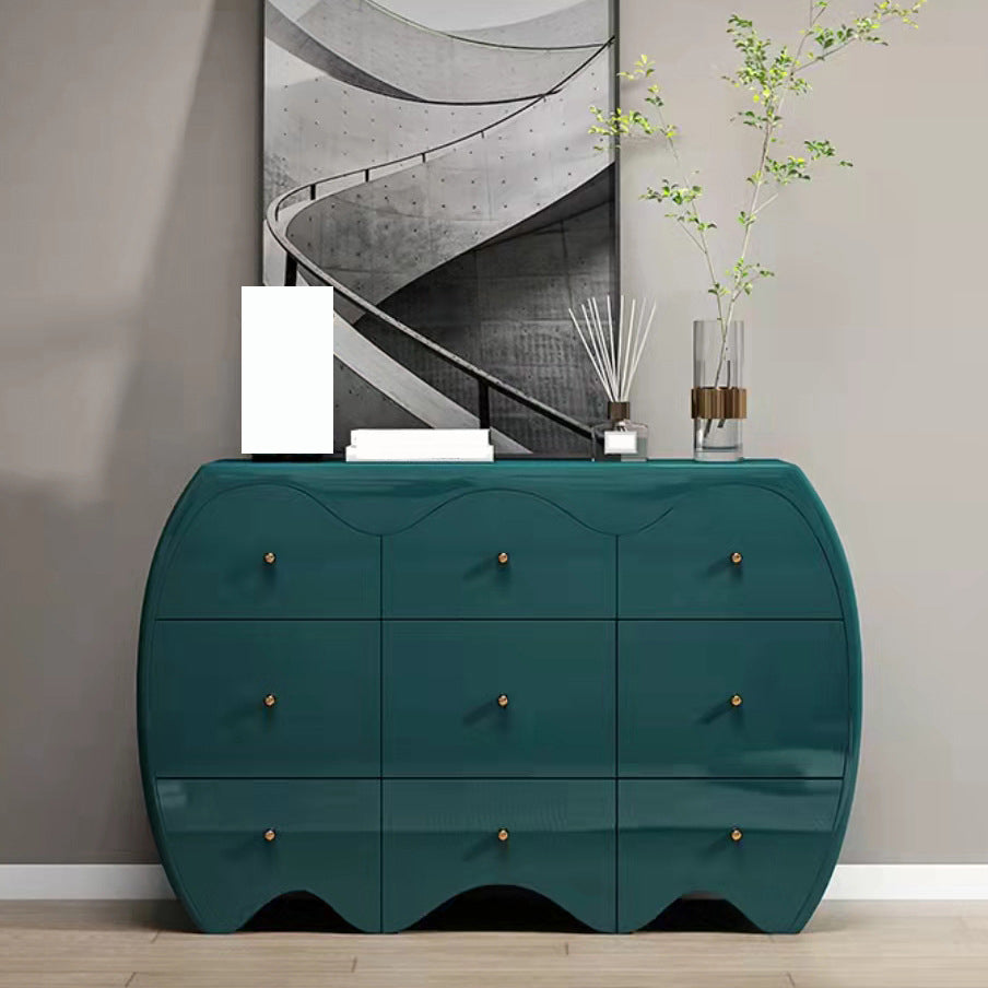 Classic Storage Chest Glam Storage Chest Dresser with 9 Drawers , 15.6 Inch Width