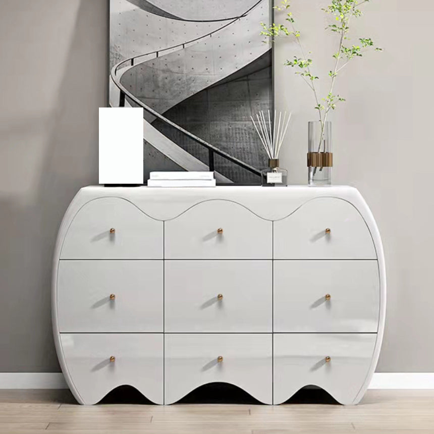 Classic Storage Chest Glam Storage Chest Dresser with 9 Drawers , 15.6 Inch Width