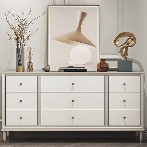 Contemporary Storage Chest Wooden Storage Chest Dresser with 8/9 Drawers for Home