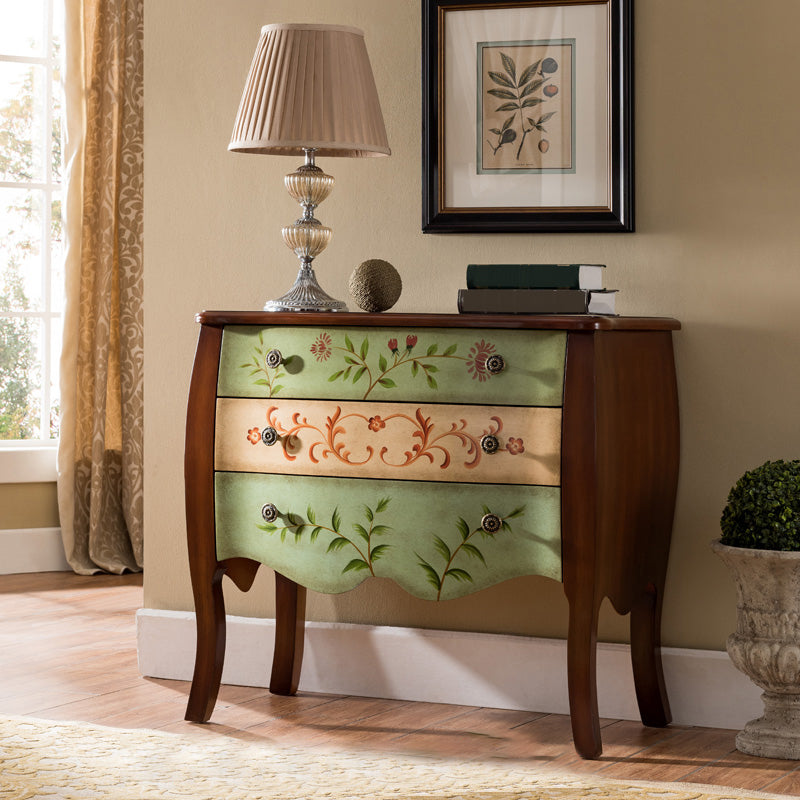 Traditional Storage Chest Solid Wood Storage Chest Dresser with 3/4/6 Drawers