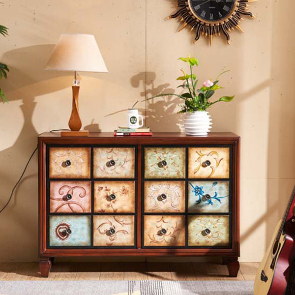 Traditional Storage Chest Solid Wood Storage Chest Dresser with 3/4/6 Drawers