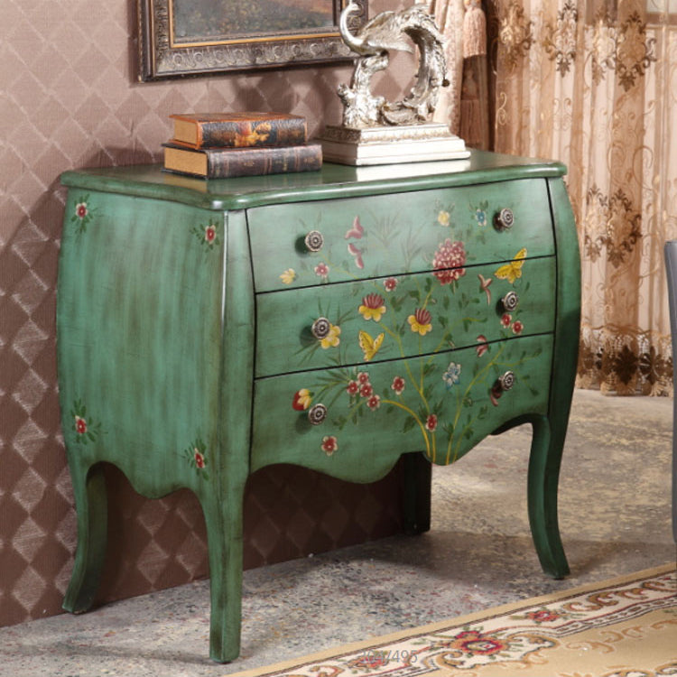 Traditional Storage Chest Solid Wood Storage Chest Dresser with 3/4/6 Drawers