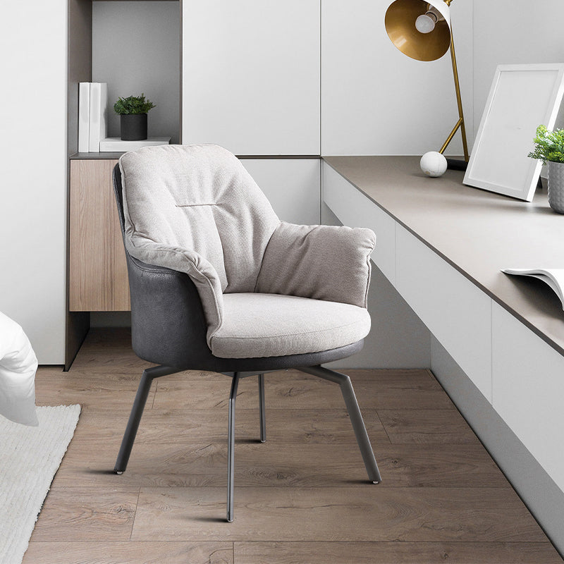 Modern Office Chair No Distressing Ergonomic Armless Desk Chair