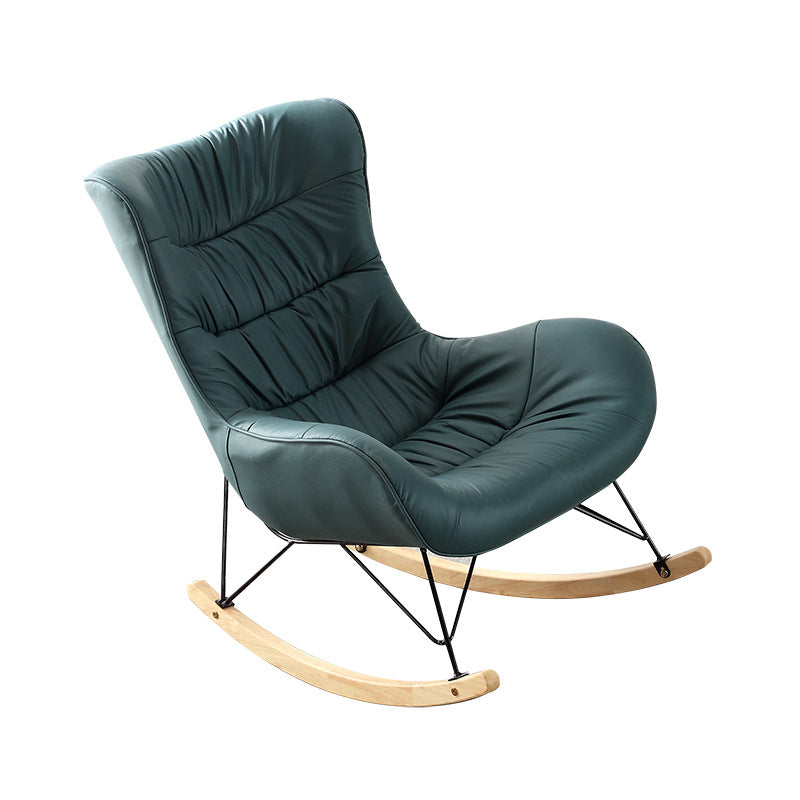 Modern Indoor Sofa Rocking Chair Nursery Rocking Chair with Ottoman