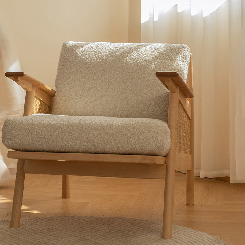 Modern Style Rattan Rocking Chair Indoor Sofa Rocking Chair for Break