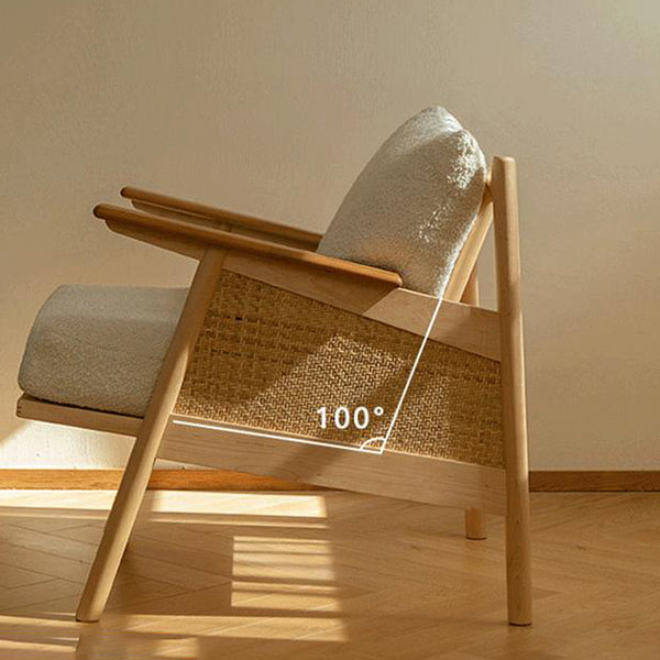 Modern Style Rattan Rocking Chair Indoor Sofa Rocking Chair for Break