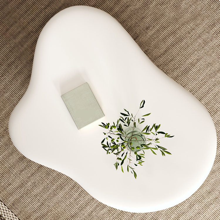 4 Legs Geometric Coffee Table Contemporary Manufactured Wood Cocktail Table