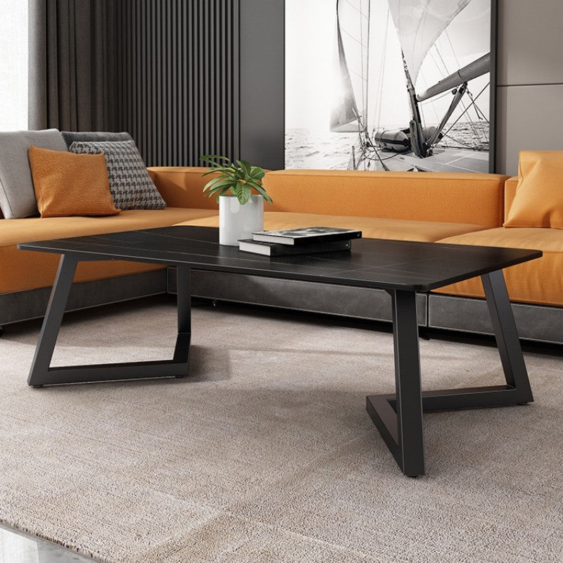 Trestle Bunching Tables Slate Rectangular Geometric Coffee or End Table