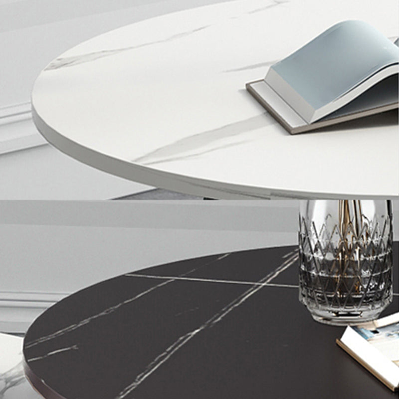 Slate Coffee Table Set Contemporary 4 Legs Coffee Cocktail Table