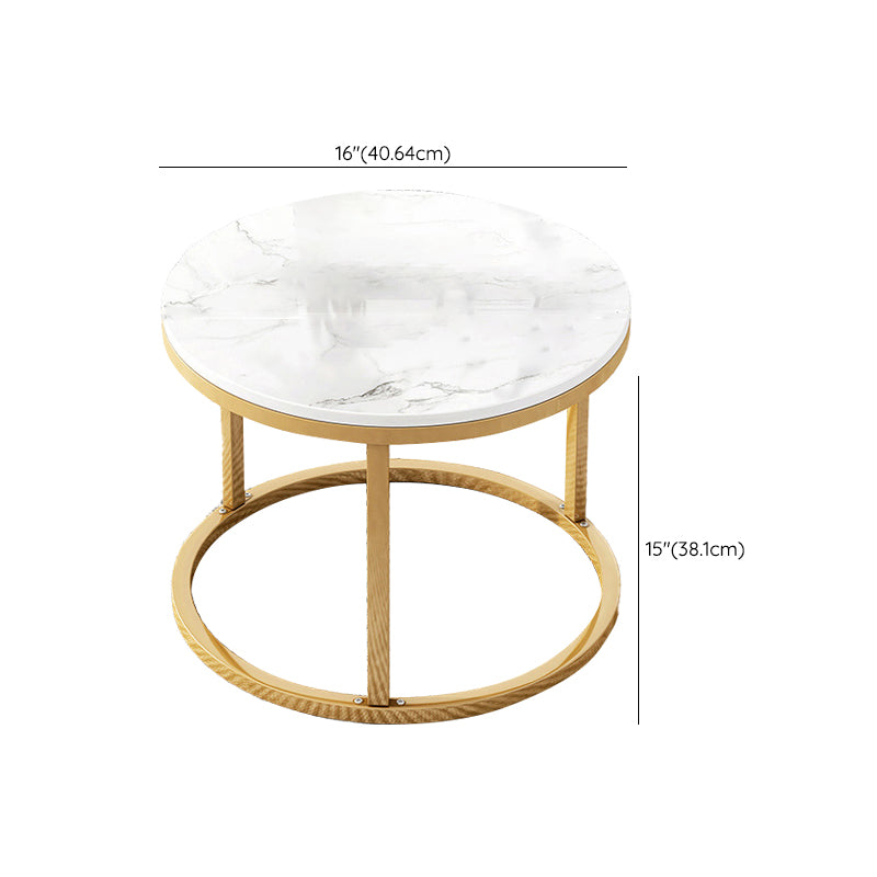 Frame 2 Piece Bunching Tables Slate Round Nesting Coffee Table