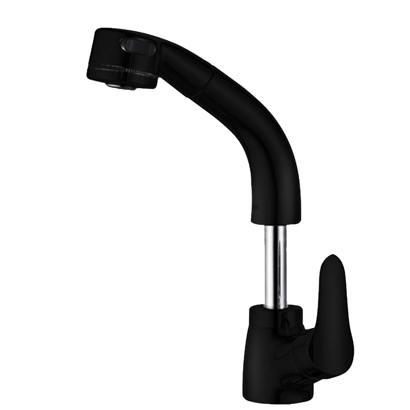 Vessel Sink Bathroom Faucet Swivel Spout Single Handle Faucet with Pull down Sprayer